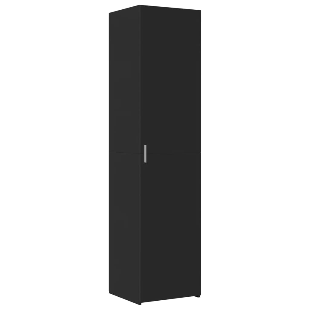 Hylle Svart 45X42,5X185 Cm Konstruert Tre
