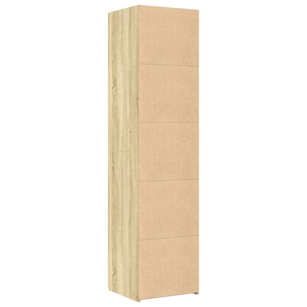 Hylle Sonoma Eik 45X42,5X185 Cm Konstruert Tre