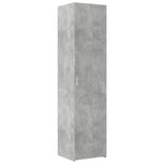 Hylle Betonggrå 45X42,5X185 Cm Konstruert Tre