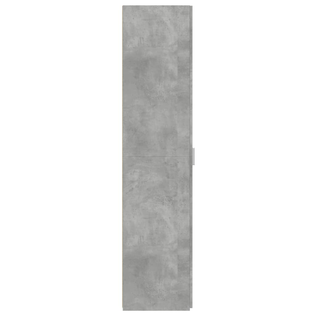 Hylle Betonggrå 45X42,5X185 Cm Konstruert Tre