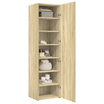 Hylle Sonoma Eik 50X42,5X185 Cm Konstruert Tre