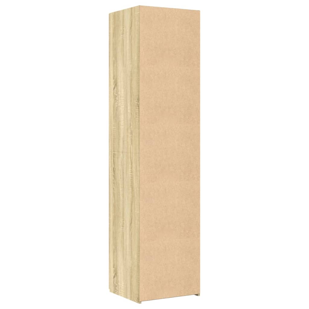 Hylle Sonoma Eik 50X42,5X185 Cm Konstruert Tre