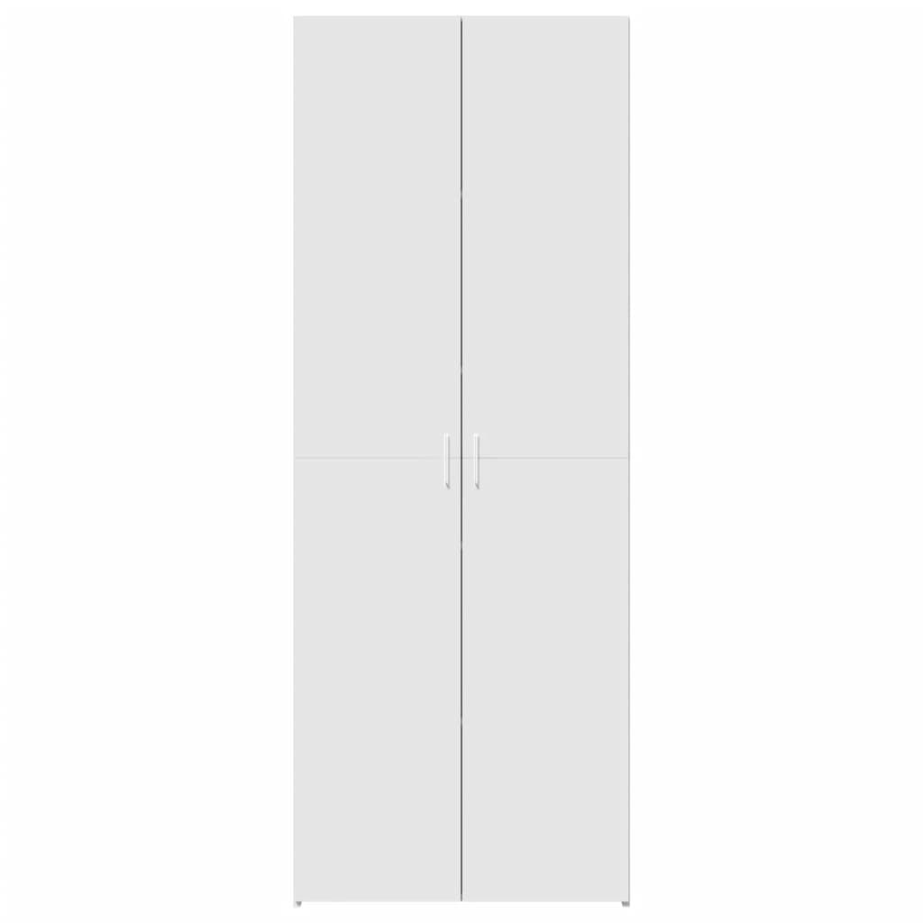 Highboard Hvit 70X42,5X185 Cm Konstruert Tre