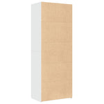 Highboard Hvit 70X42,5X185 Cm Konstruert Tre