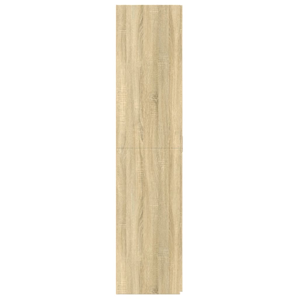 Highboard Sonoma Eik 70X42,5X185 Cm Konstruert Tre