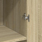 Highboard Sonoma Eik 70X42,5X185 Cm Konstruert Tre