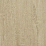 Highboard Sonoma Eik 70X42,5X185 Cm Konstruert Tre