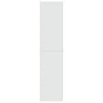 Highboard Hvit 80X42,5X185 Cm Konstruert Tre