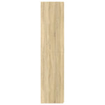Highboard Sonoma Eik 80X42,5X185 Cm Konstruert Tre