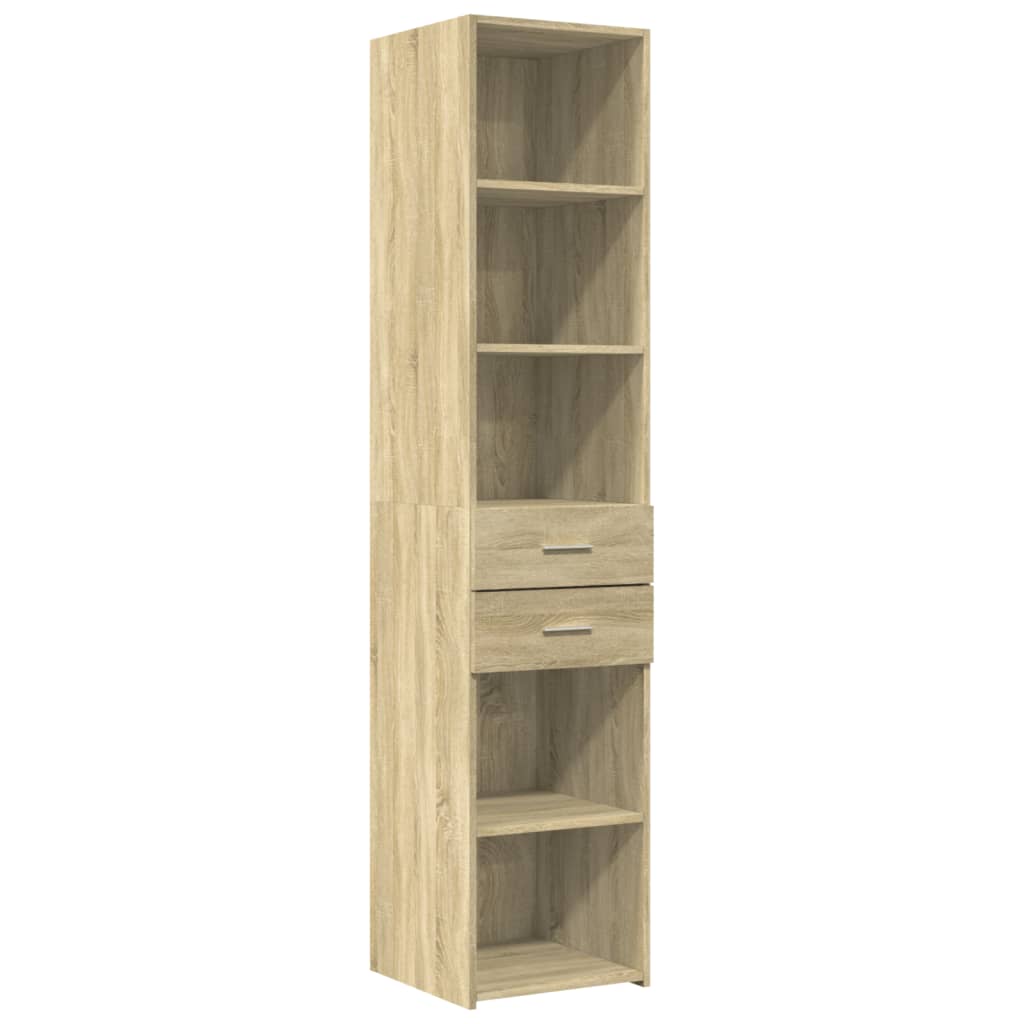 Hylle Sonoma Eik 40X42,5X185 Cm Konstruert Tre