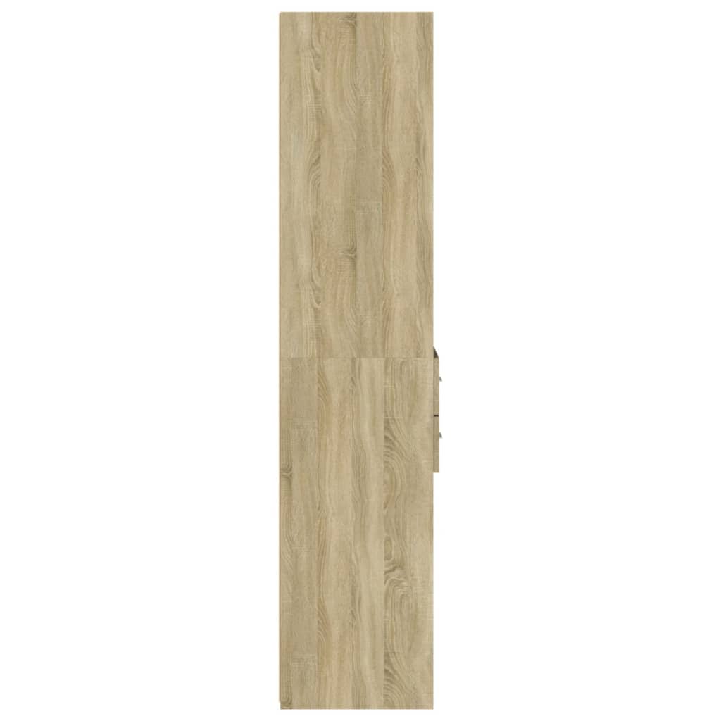 Hylle Sonoma Eik 40X42,5X185 Cm Konstruert Tre