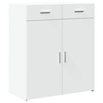 Skjenk Hvit 80X42,5X93 Cm Konstruert Tre