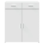 Skjenk Hvit 80X42,5X93 Cm Konstruert Tre