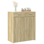 Skjenk Sonoma Eik 80X42,5X93 Cm Konstruert Tre