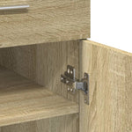 Skjenk Sonoma Eik 80X42,5X93 Cm Konstruert Tre