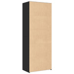 Hylle Svart 70X41X185 Cm Konstruert Tre