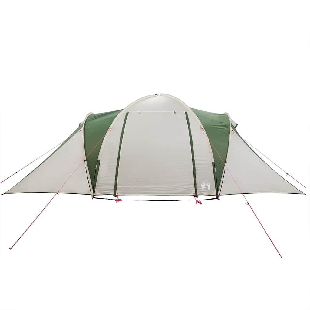 Kuppeltelt For Camping 6 Personer Grønn Vanntett