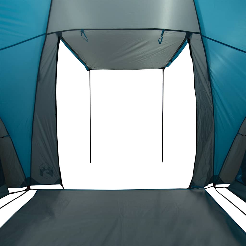 Kuppeltelt For Camping 6 Personer Blå Vanntett