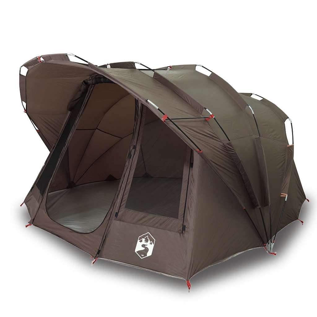 Campingtelt 5 Personer Brun Vanntett