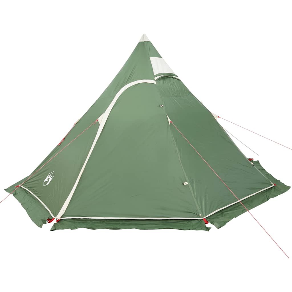 Campingtelt Tipi 5 Personer Grønn Vanntett