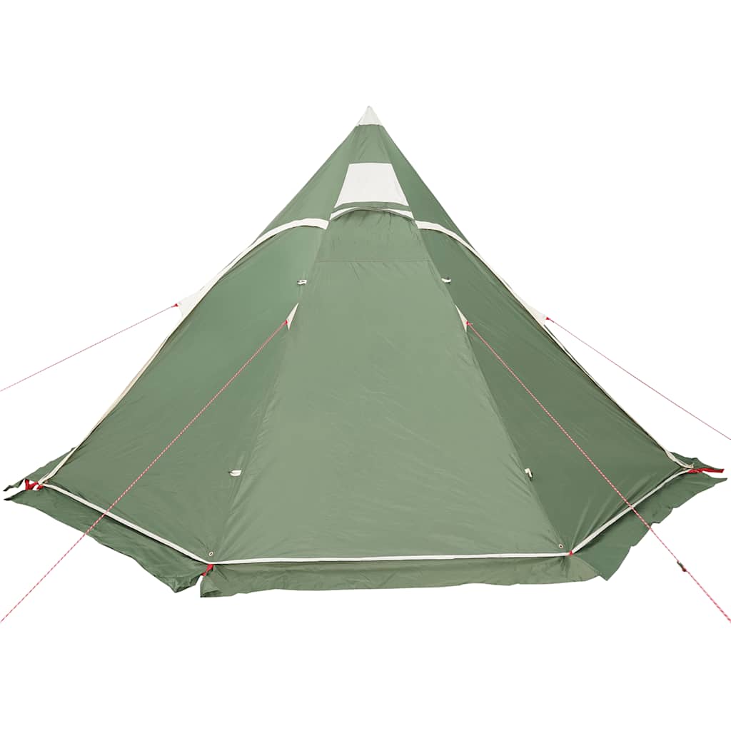 Campingtelt Tipi 5 Personer Grønn Vanntett