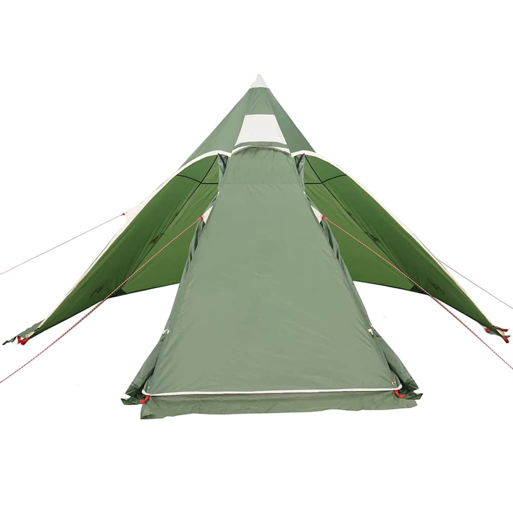 Campingtelt Tipi 5 Personer Grønn Vanntett
