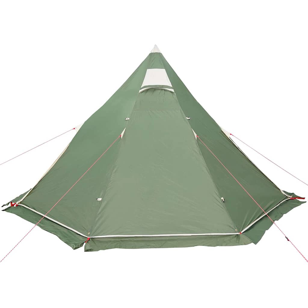 Campingtelt Tipi 5 Personer Grønn Vanntett