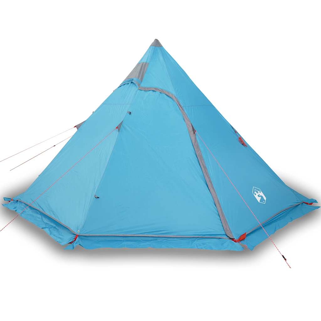 Campingtelt Tipi 5 Personer Blå Vanntett