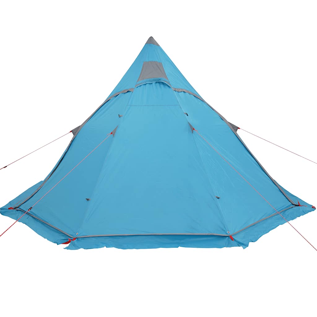 Campingtelt Tipi 5 Personer Blå Vanntett