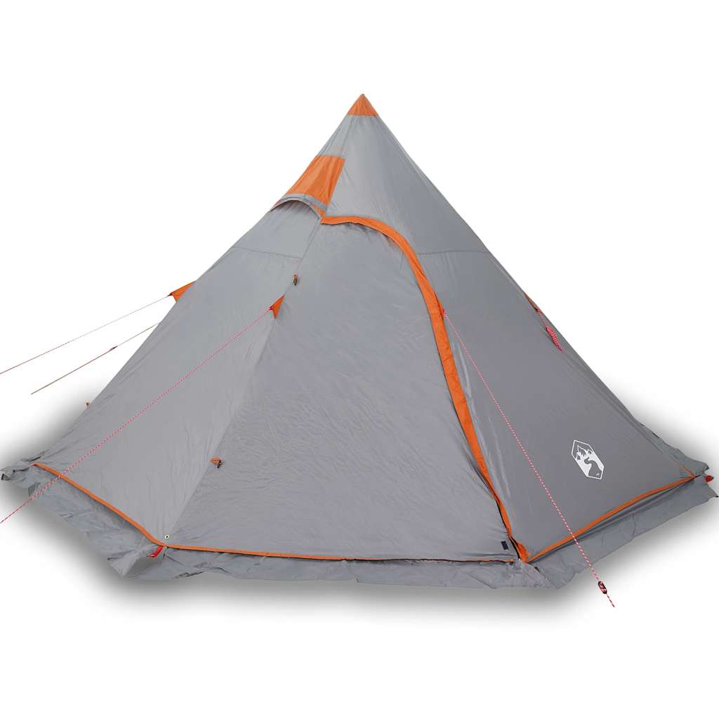Campingtelt Tipi 5 Personer Grå Vanntett