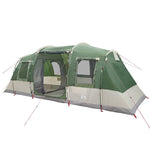 Familietelt For Camping 6 Personer Grønn Vanntett