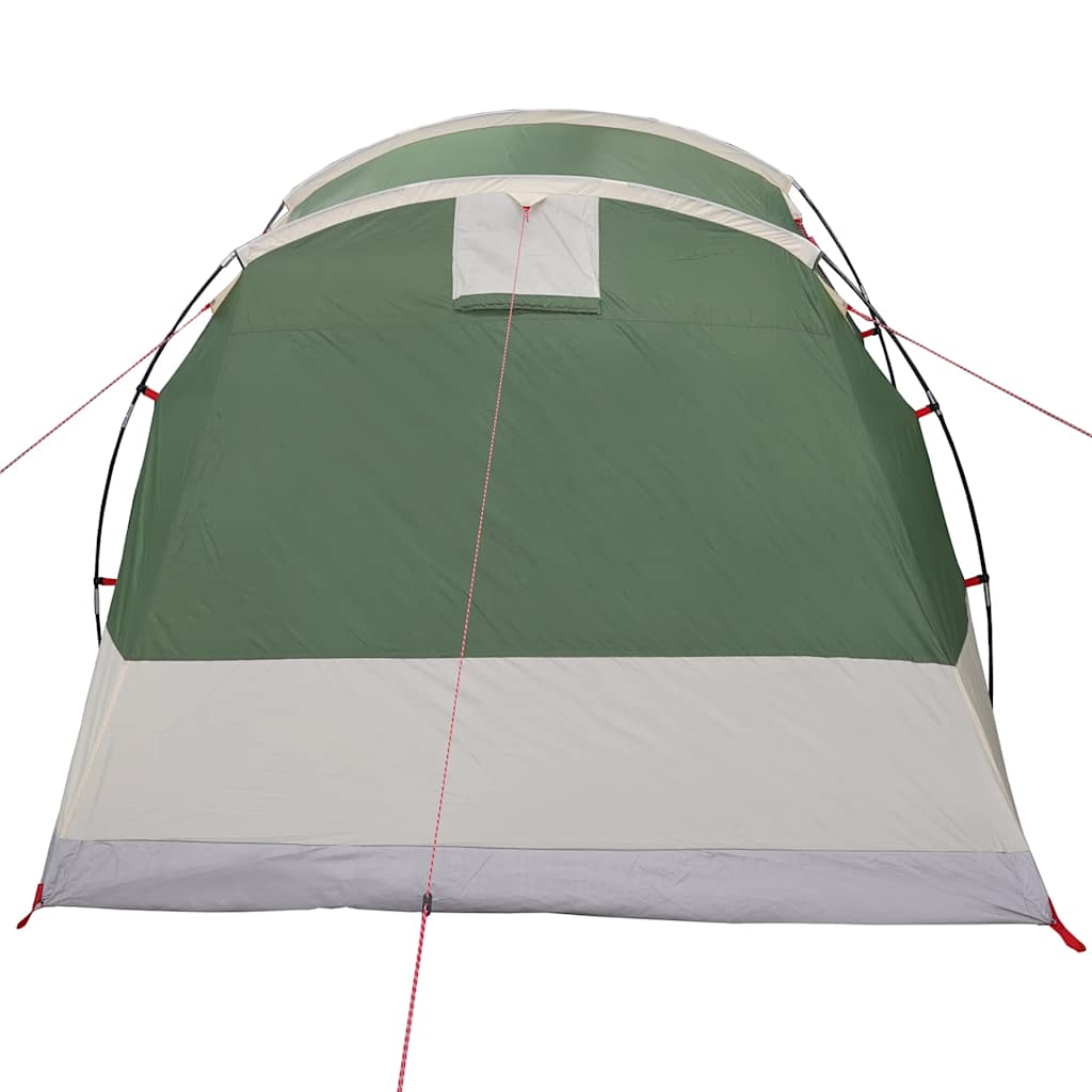 Familietelt For Camping 6 Personer Grønn Vanntett