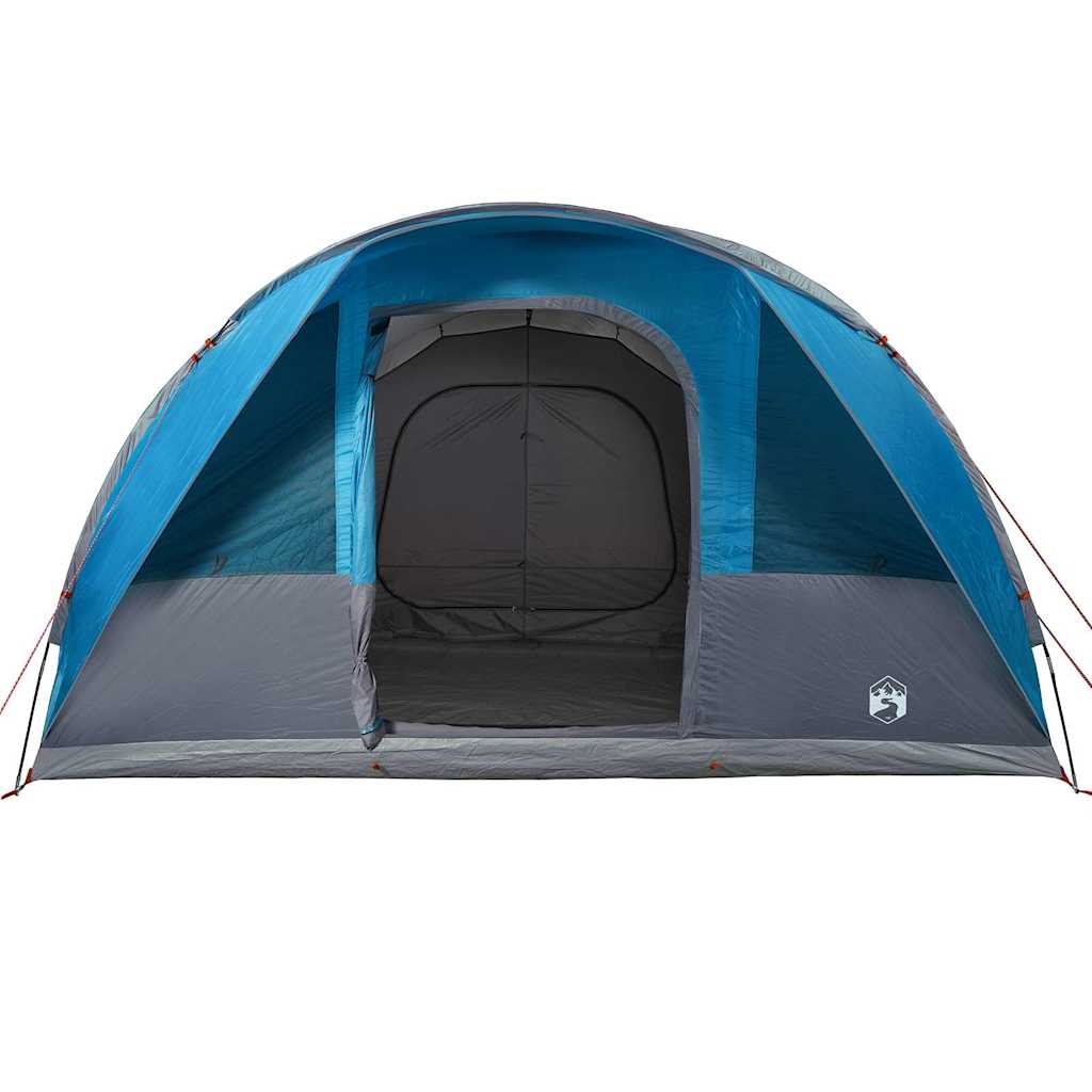 Tunneltelt For Camping 5 Personer Blå Vanntett