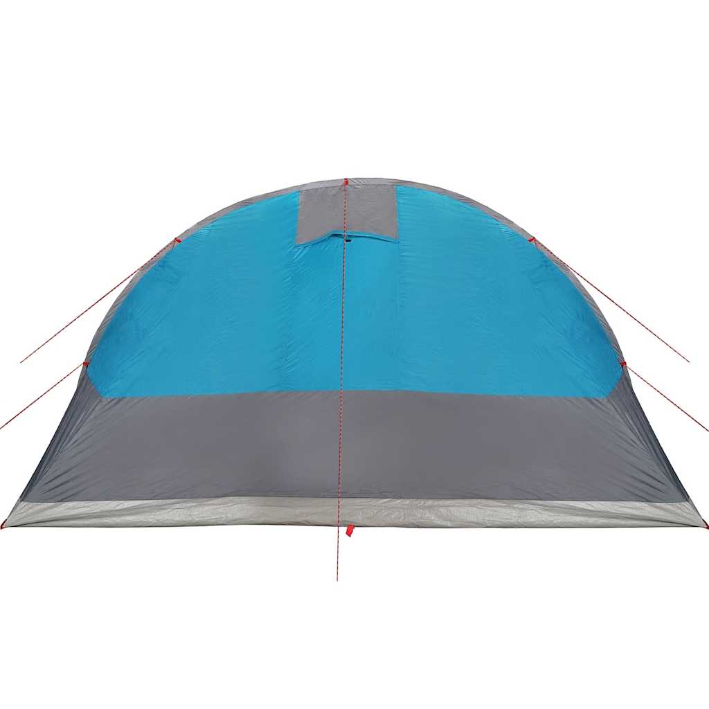 Tunneltelt For Camping 5 Personer Blå Vanntett