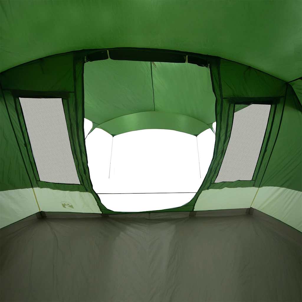 Tunneltelt For Camping 5 Personer Grønn Vanntett