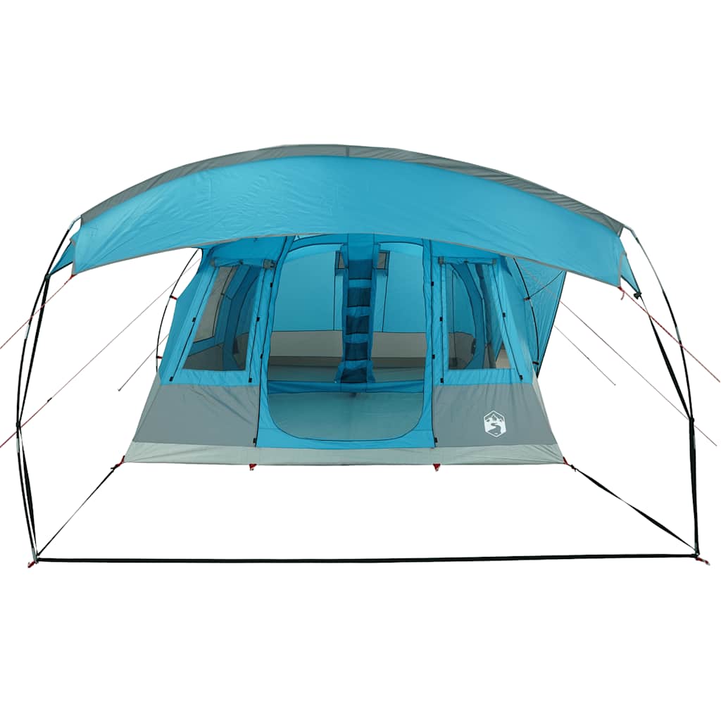 Tunneltelt For Camping 5 Personer Blå Vanntett