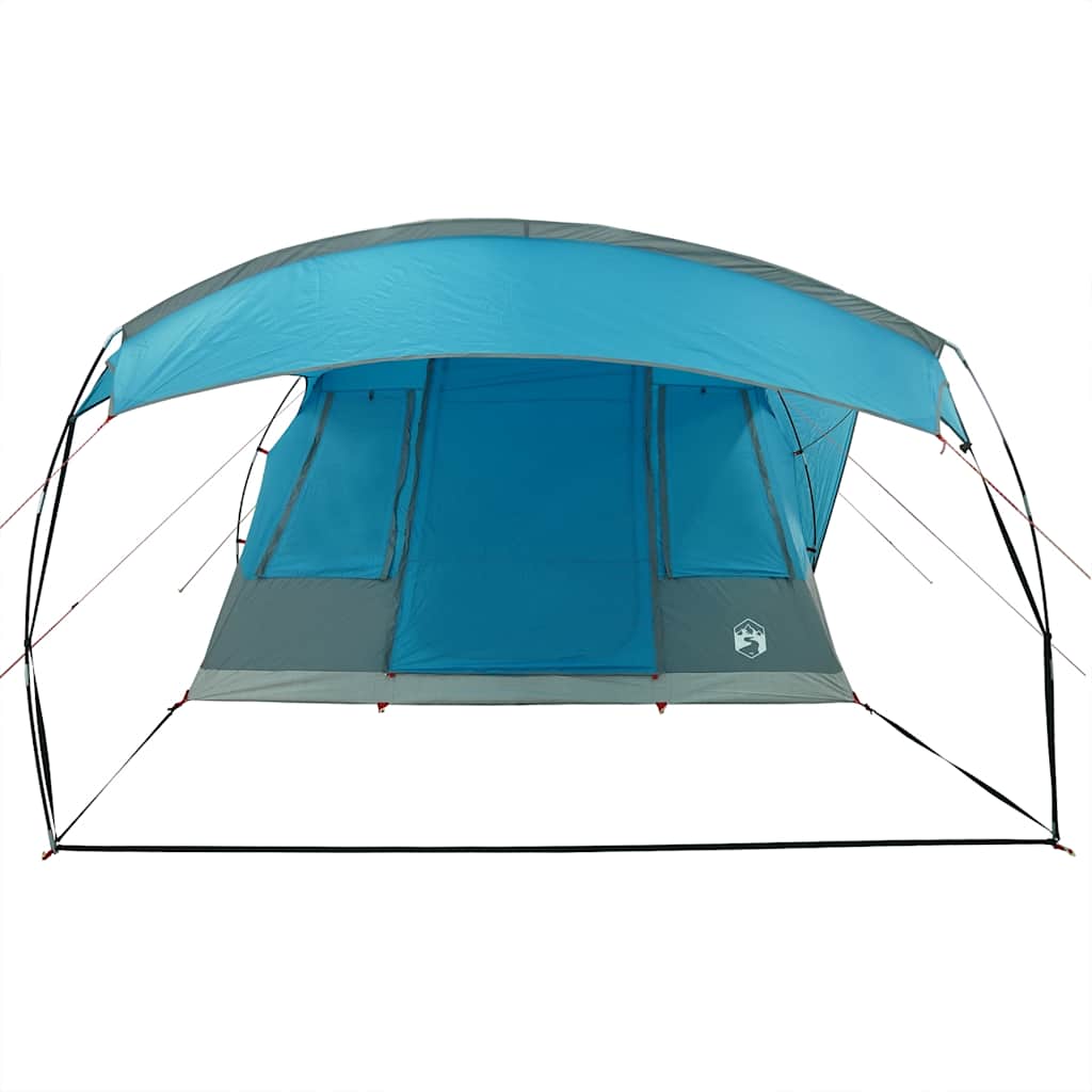 Tunneltelt For Camping 5 Personer Blå Vanntett
