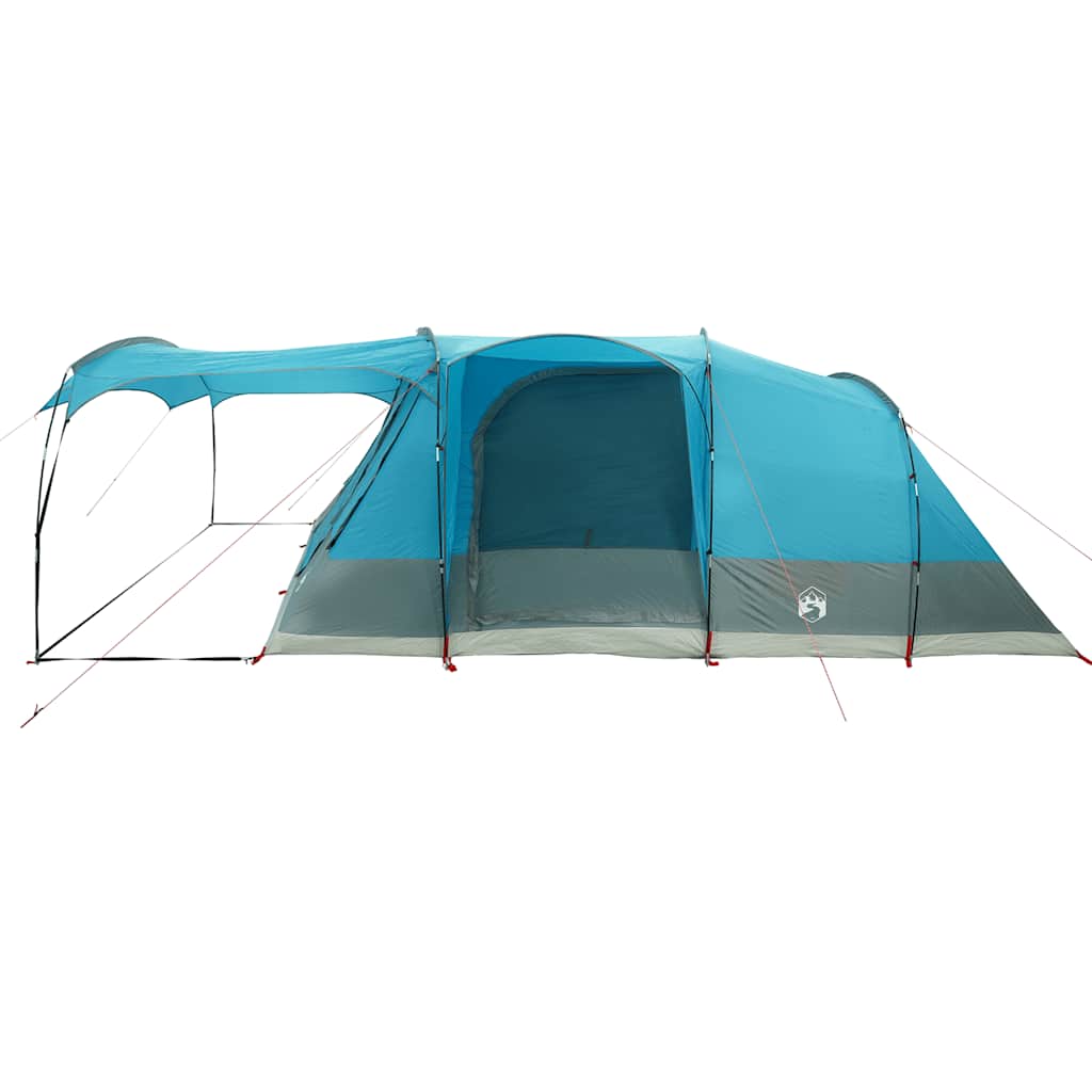 Tunneltelt For Camping 5 Personer Blå Vanntett