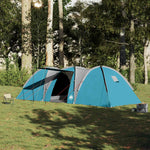 Kuppeltelt For Camping 8 Personer Blå Vanntett