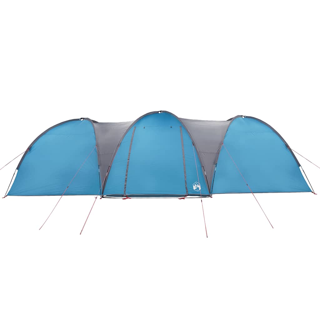 Kuppeltelt For Camping 8 Personer Blå Vanntett