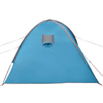 Kuppeltelt For Camping 8 Personer Blå Vanntett