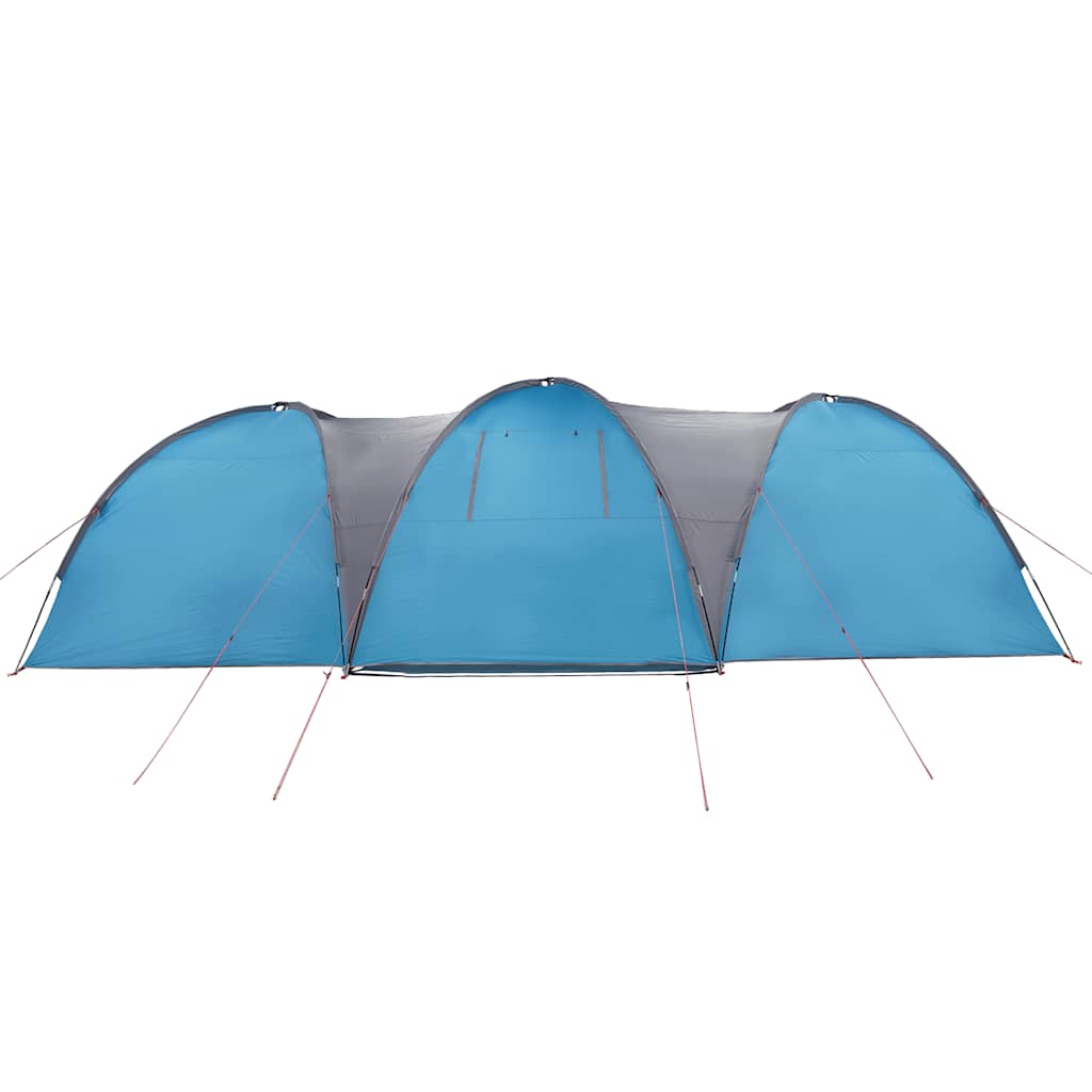 Kuppeltelt For Camping 8 Personer Blå Vanntett