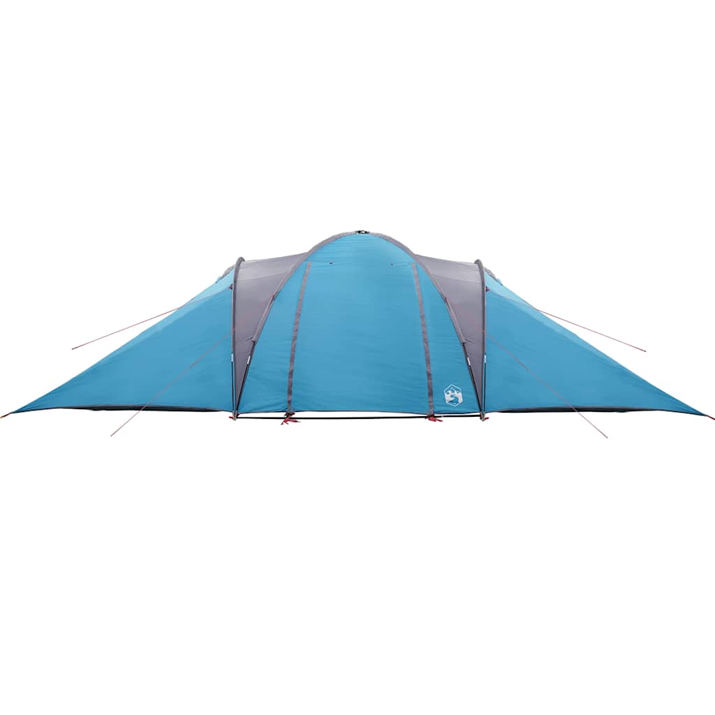 Kuppeltelt For Camping 6 Personer Blå Vanntett