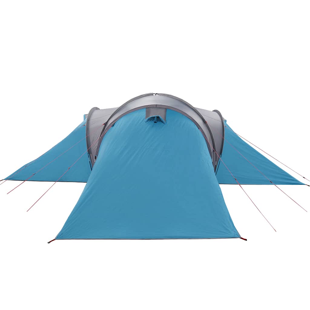 Kuppeltelt For Camping 6 Personer Blå Vanntett