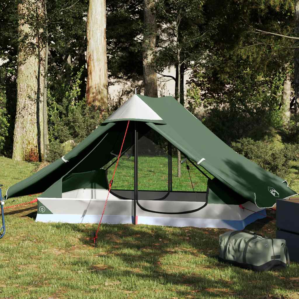 Campingtelt 2 Personer Grønn Vanntett
