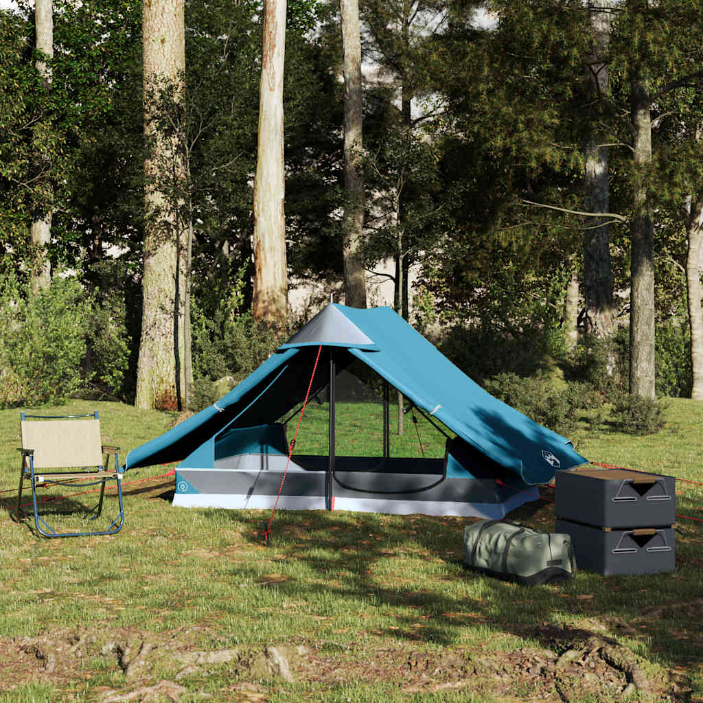 Campingtelt 2 Personer Blå Vanntett