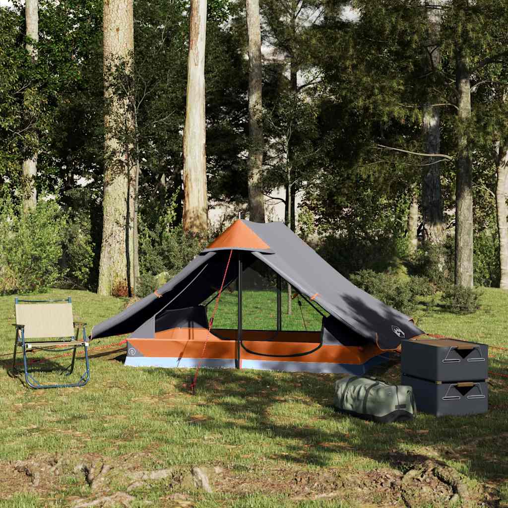 Campingtelt 2 Personer Grå Vanntett