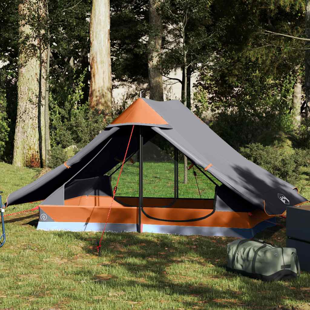 Campingtelt 2 Personer Grå Vanntett