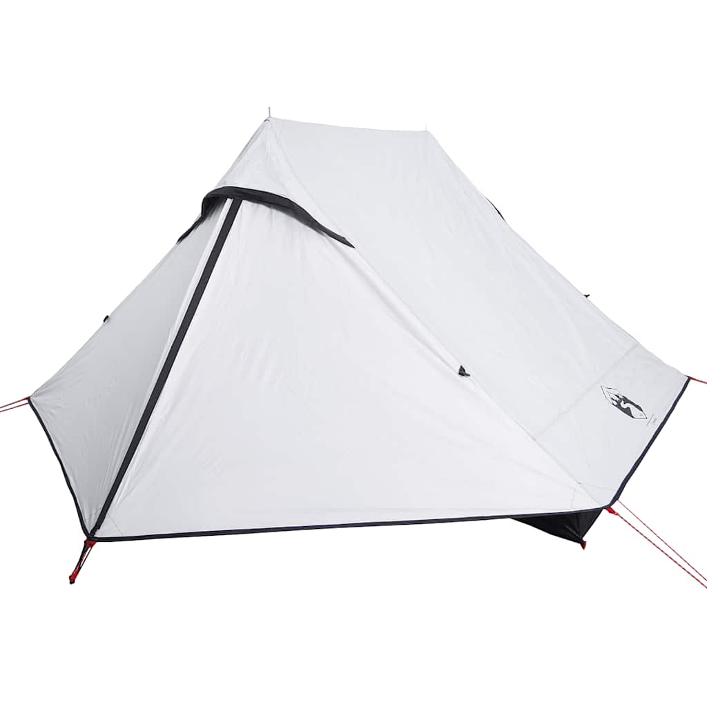 Campingtelt For 2 Personer Hvit Blendingsstoff Vanntett