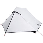 Campingtelt For 2 Personer Hvit Blendingsstoff Vanntett
